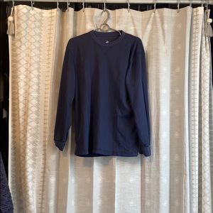 Long sleeve blue sweater